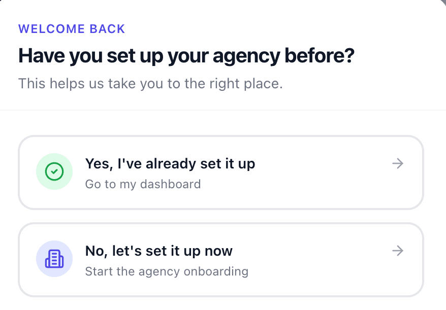 Connex setup overview